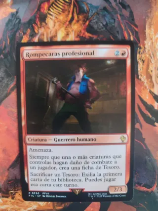 Carta Magic The Gathering Rompecaras Profesional F