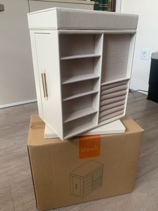 Joyero Lifewit Beige y Dorado nuevo, sin estrenar