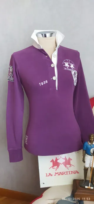 Polo La Martina Morado Mujer