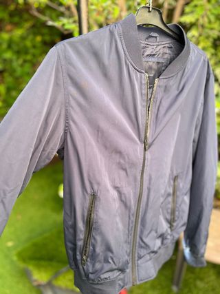 Cazadora bomber azul marino chico/ hombre 