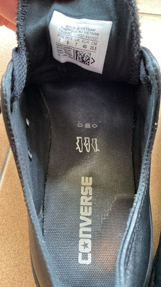 Converse All Star in pelle numero 40