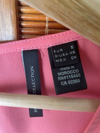 Vestido rosa de Mango 