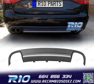 DIFUSOR AUDI A4 B8 08-11 LOOK S4