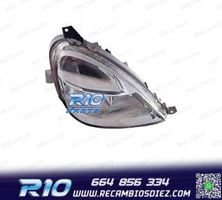 FARO DCH MERCEDES CLASE A W168 97-04 FUNDO CROMO