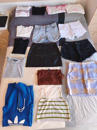 Lote Ropa Variada Talla L 14 PRENDAS 