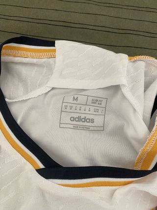 Camiseta Real Madrid Adidas Talla M que es real