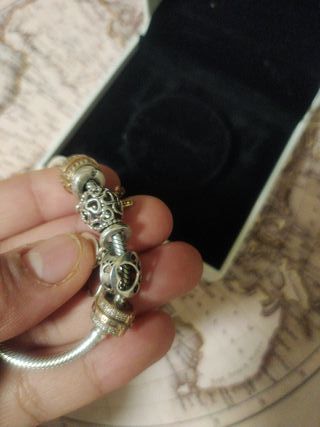 Pulsera Pandora Plata y Oro