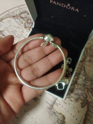 Pulsera Pandora Plata y Oro