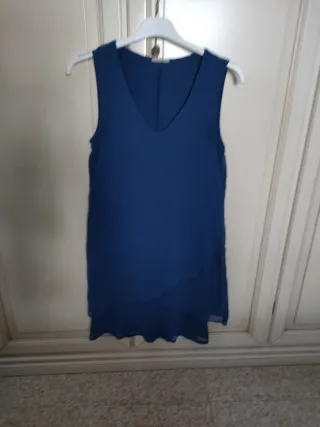 Abito donna blu taglia unica