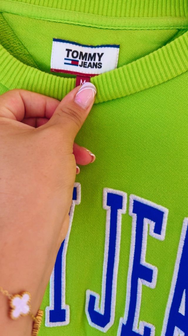 Sudadera Tommy Jeans Verde