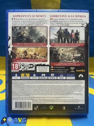 World War Z PS4 (PlayStation 4)