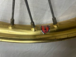 Llanta Delantera 21" Rieju 50cc.(Dorada)