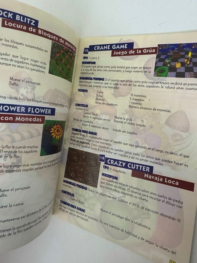 Manual Mario Party Nintendo 64 (Español/Italiano)