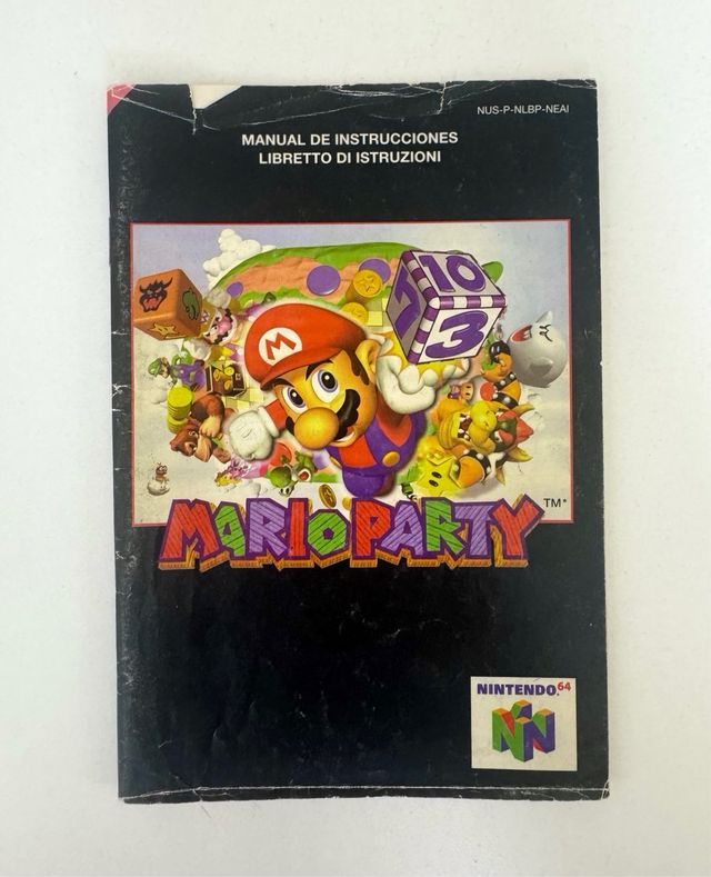 Manual Mario Party Nintendo 64 (Español/Italiano)