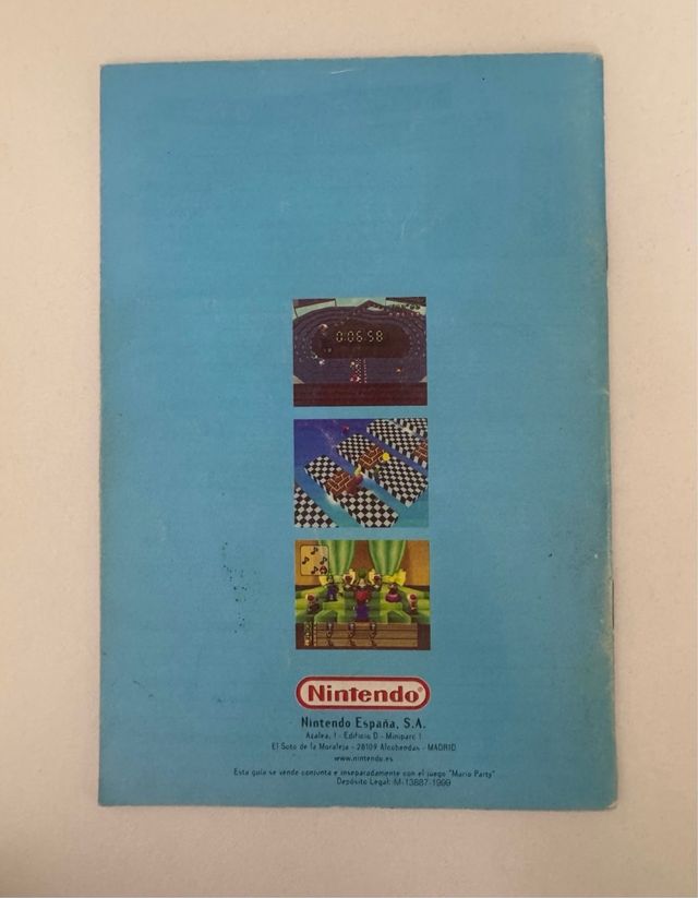 Manual Mario Party Nintendo 64 (Español/Italiano)