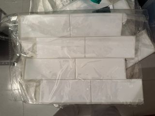 Pegatinas azulejo blanco (2 pack de 10) 