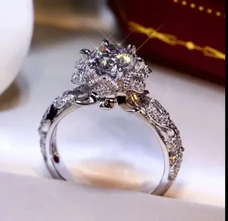 Anillo Plata con Circonitas