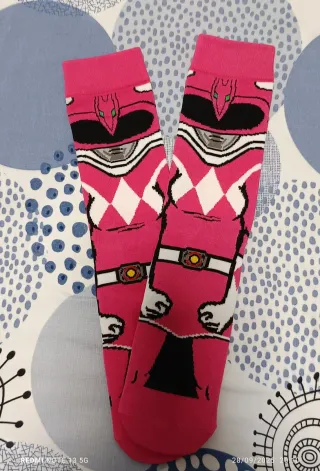 Calcetines Pink Ranger Talla Única