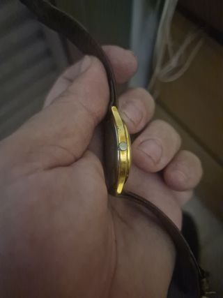 Reloj Longines Oro y Marrón