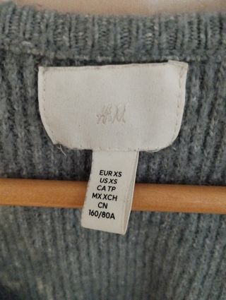 Jersey gris escote cuadrado
