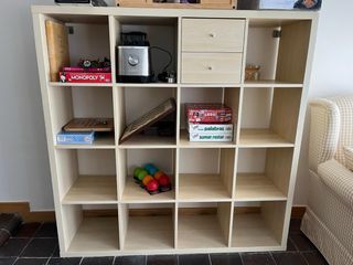Estantería Kallax Ikea Beige