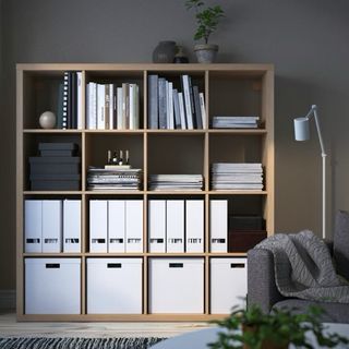 Estantería Kallax Ikea Beige