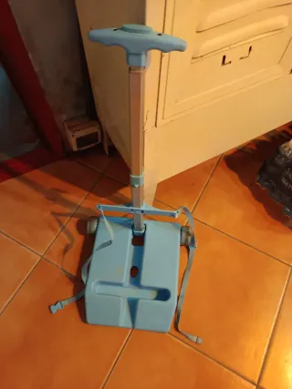 Porta zaino per bambini azzurro