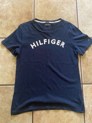Camiseta Tommy Hilfiger Algodón Orgánico Azul