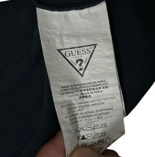 Camiseta Guess Negra Mujer