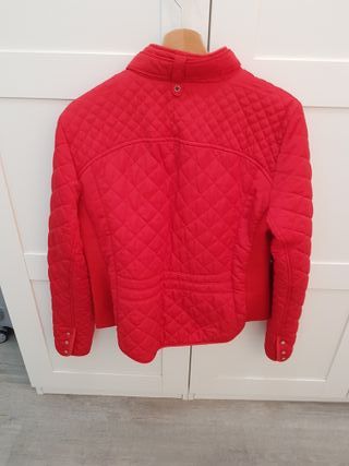Chaqueta Zara Roja Acolchada Talla M