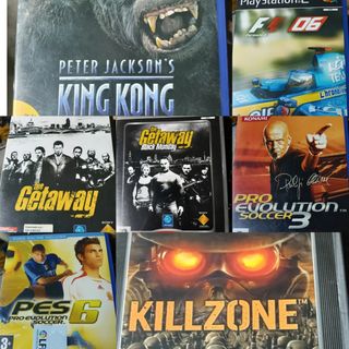 Lote 5 Juegos PS2: King Kong, Getaway, PES 6, Kill