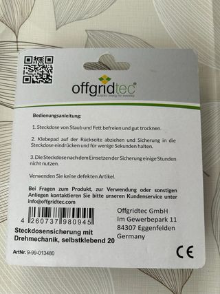 Protectores de enchufe offgridtec (9 unidades)