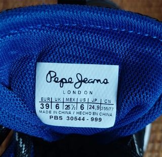 Pepe Jeans Sneakers Full Nero Blu N.ro Ita 39 US 6