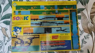 Póster doble Mario/Sonic Hobby Consolas