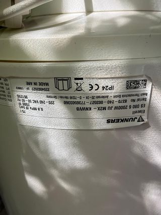 Termo eléctrico Junkers 75L