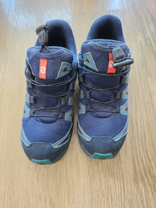 Zapatillas Salomon Niños Azul/Naranja