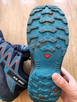 Zapatillas Salomon Niños Azul/Naranja
