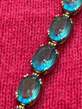 Bracciale Argento Pietra Azzurra