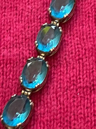 Bracciale Argento Pietra Azzurra