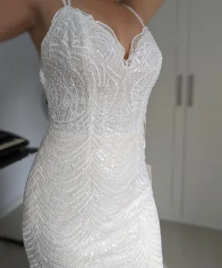 Vestido de Novia Rosa Clará Blanco Nuevo