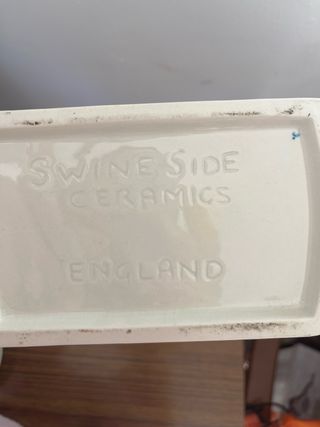 Teiera da camino in ceramica Swineside con gatto