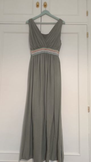 Vestido Hug & Clau largo verde