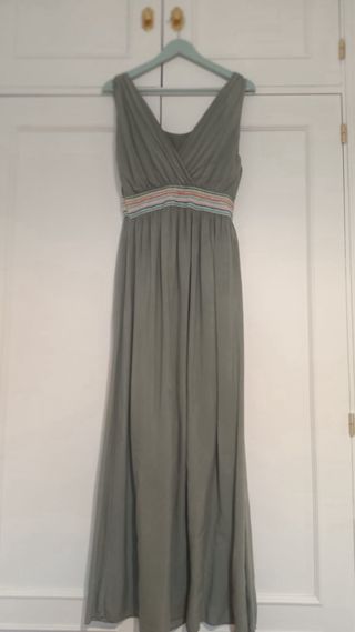 Vestido Hug & Clau largo verde