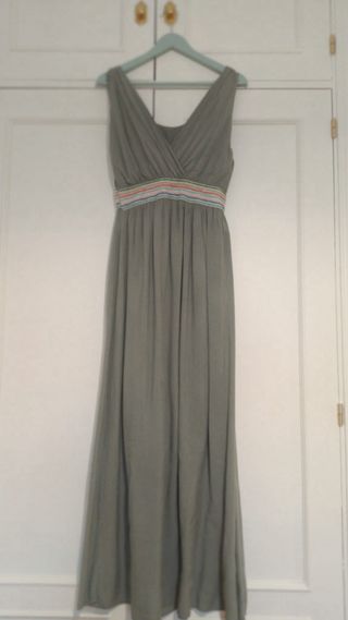 Vestido Hug & Clau largo verde