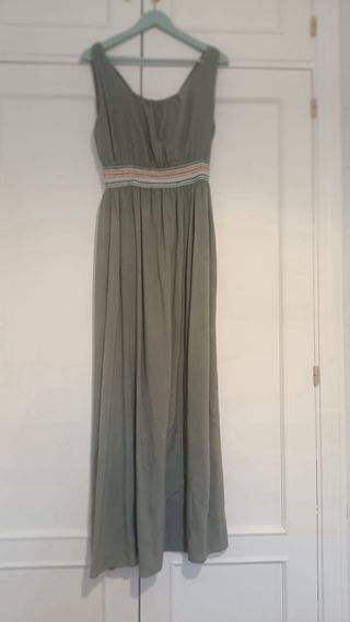 Vestido Hug & Clau largo verde
