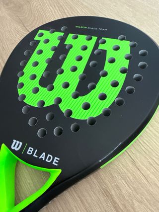 Raqueta Pádel Wilson Blade Team Negra/Verde