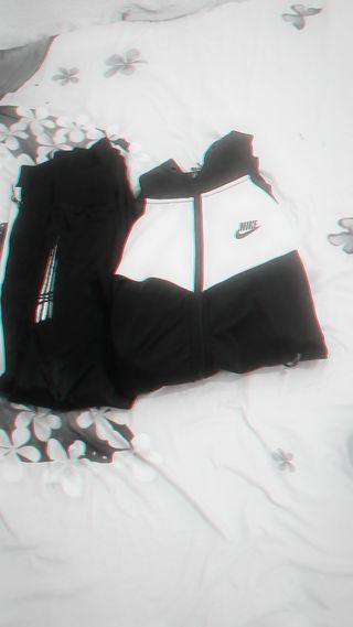 Conjunto Nike Negro y Blanco