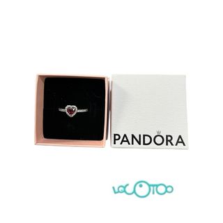 Anillo Pandora Corazón Rojo -E0115399CV-