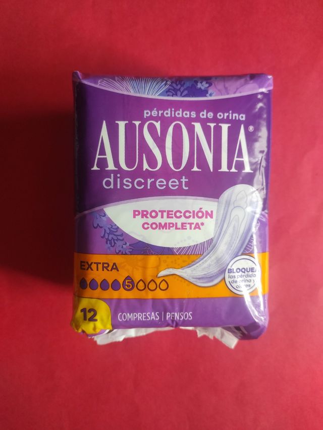 Lote 6 Paquetes Compresas Ausonia Discreet