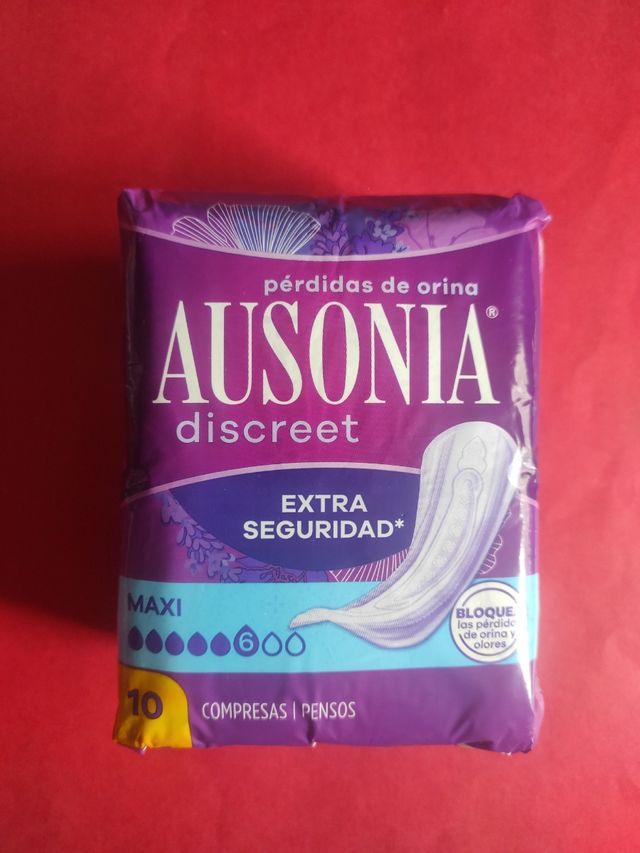 Lote 6 Paquetes Compresas Ausonia Discreet